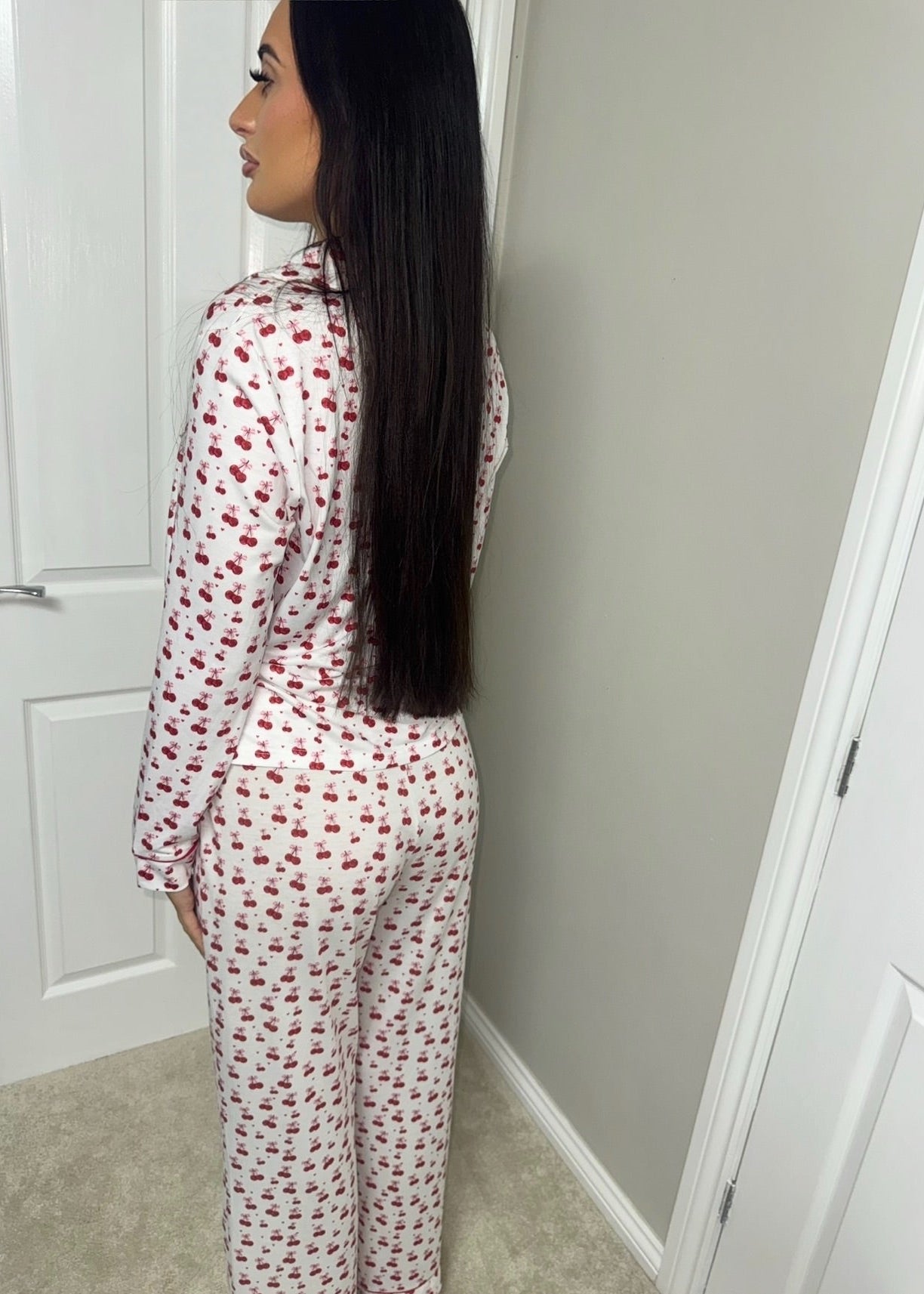 Cherry Bow Pyjama Set