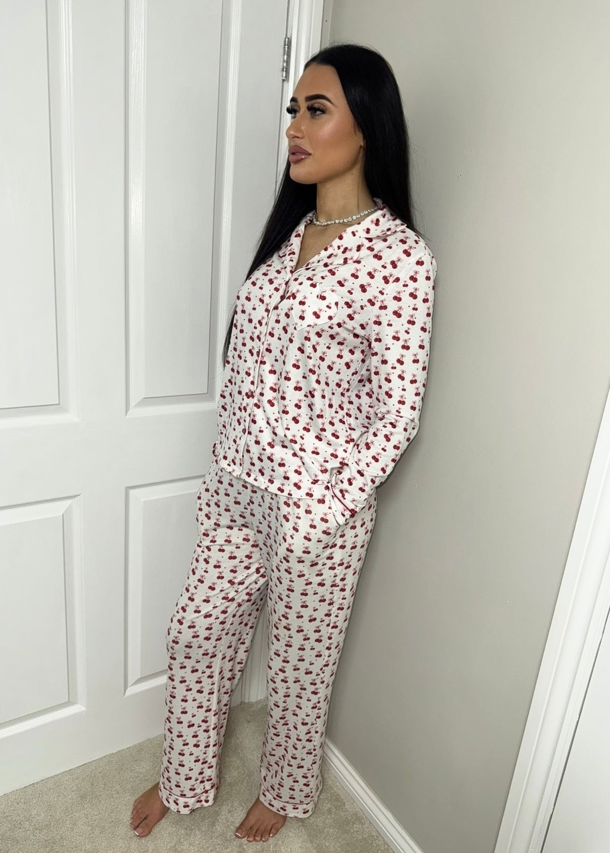 Cherry Bow Pyjama Set