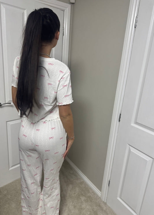Frilly Bow Pyjama Set